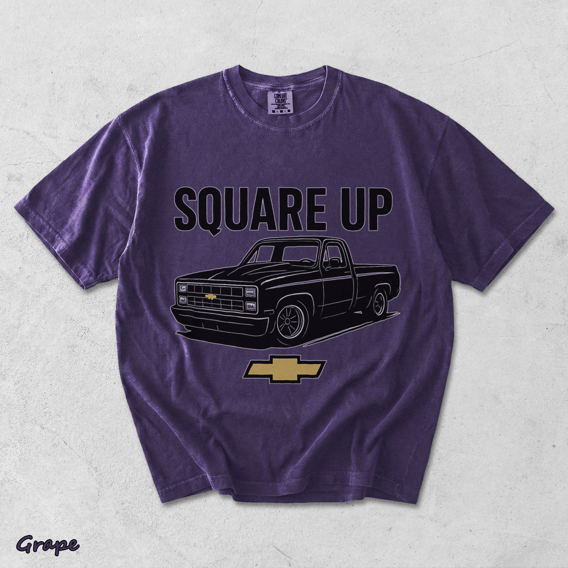 Square Body Chevy - Grape mockup