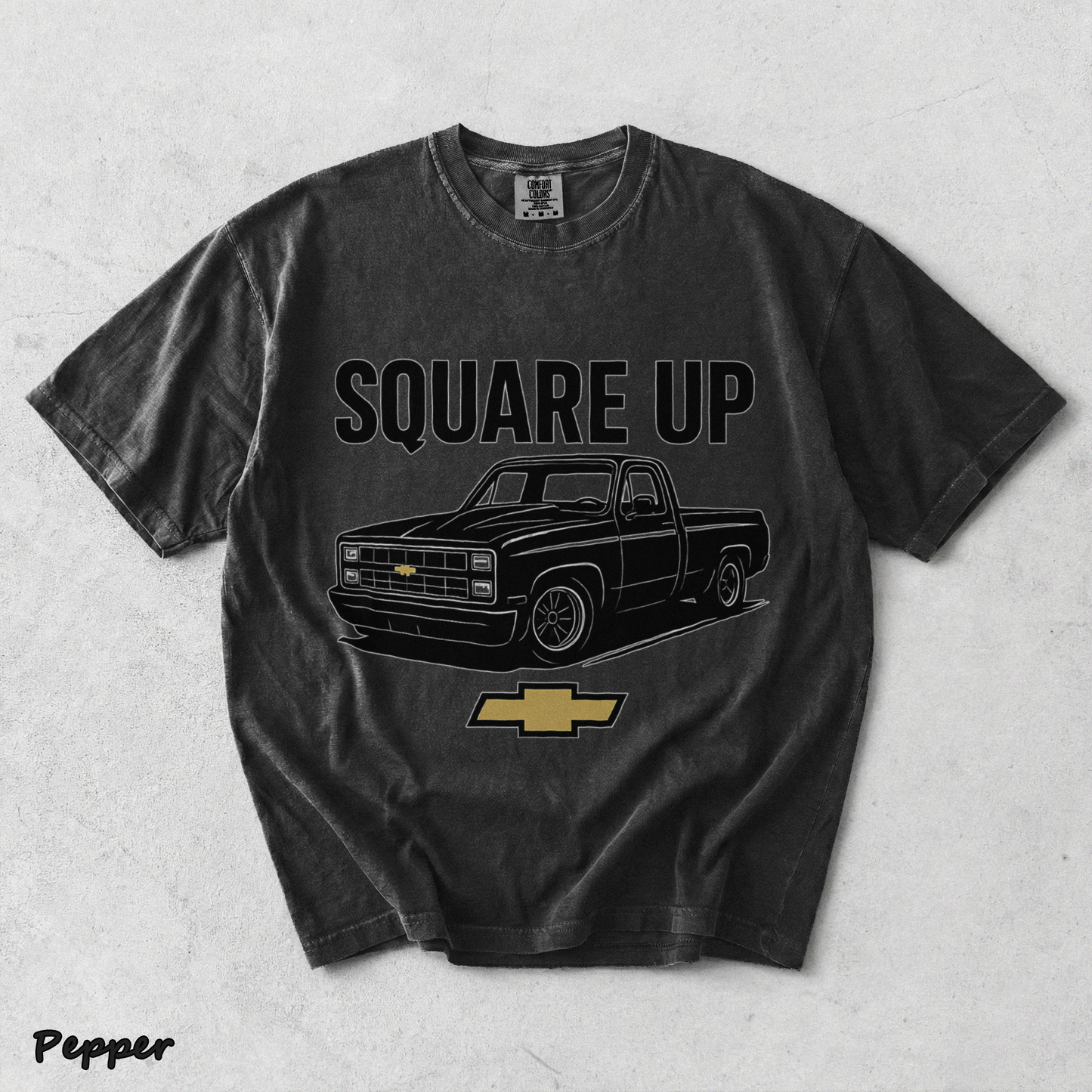 Square Body Chevy - Pepper mockup