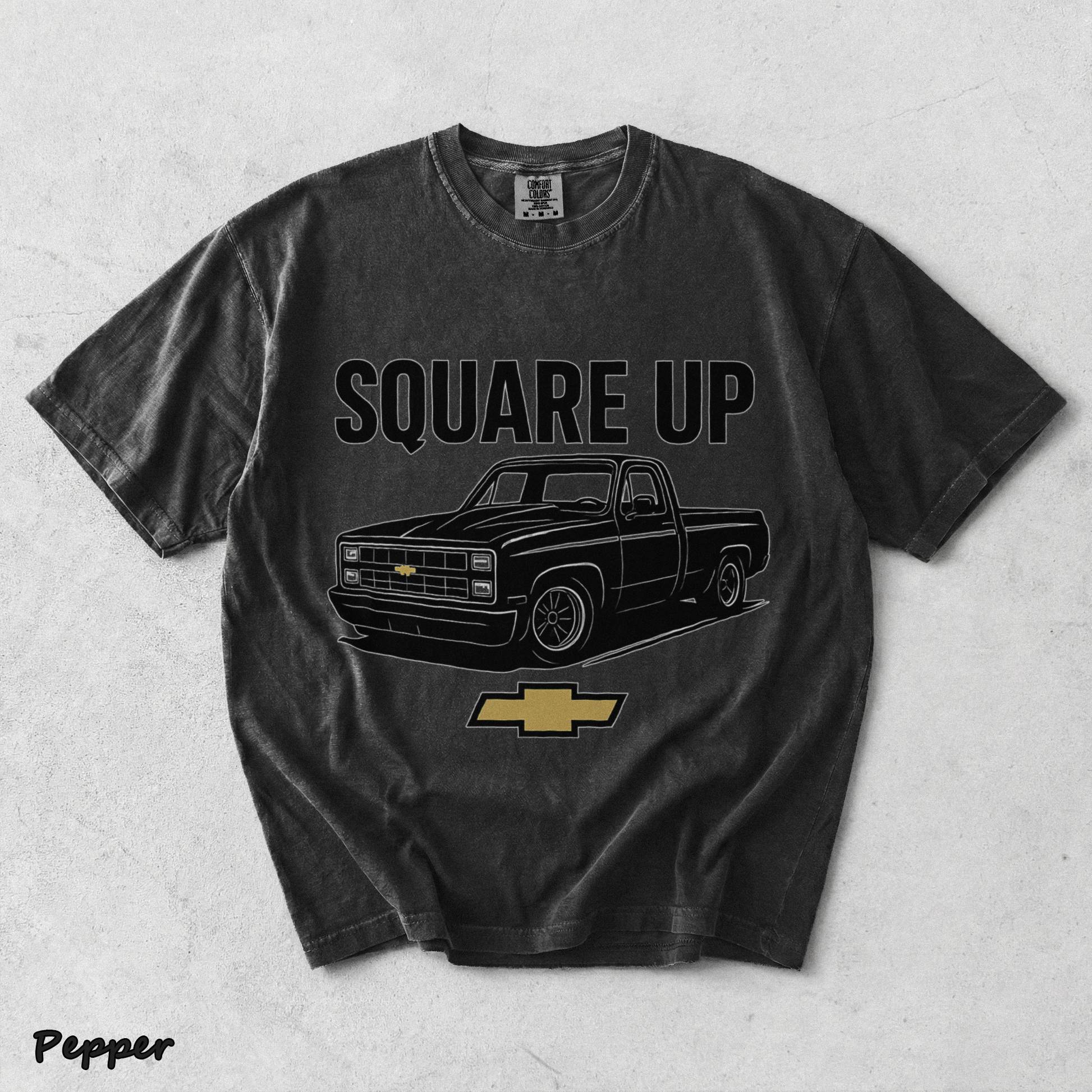 Square Body Chevy - Pepper mockup