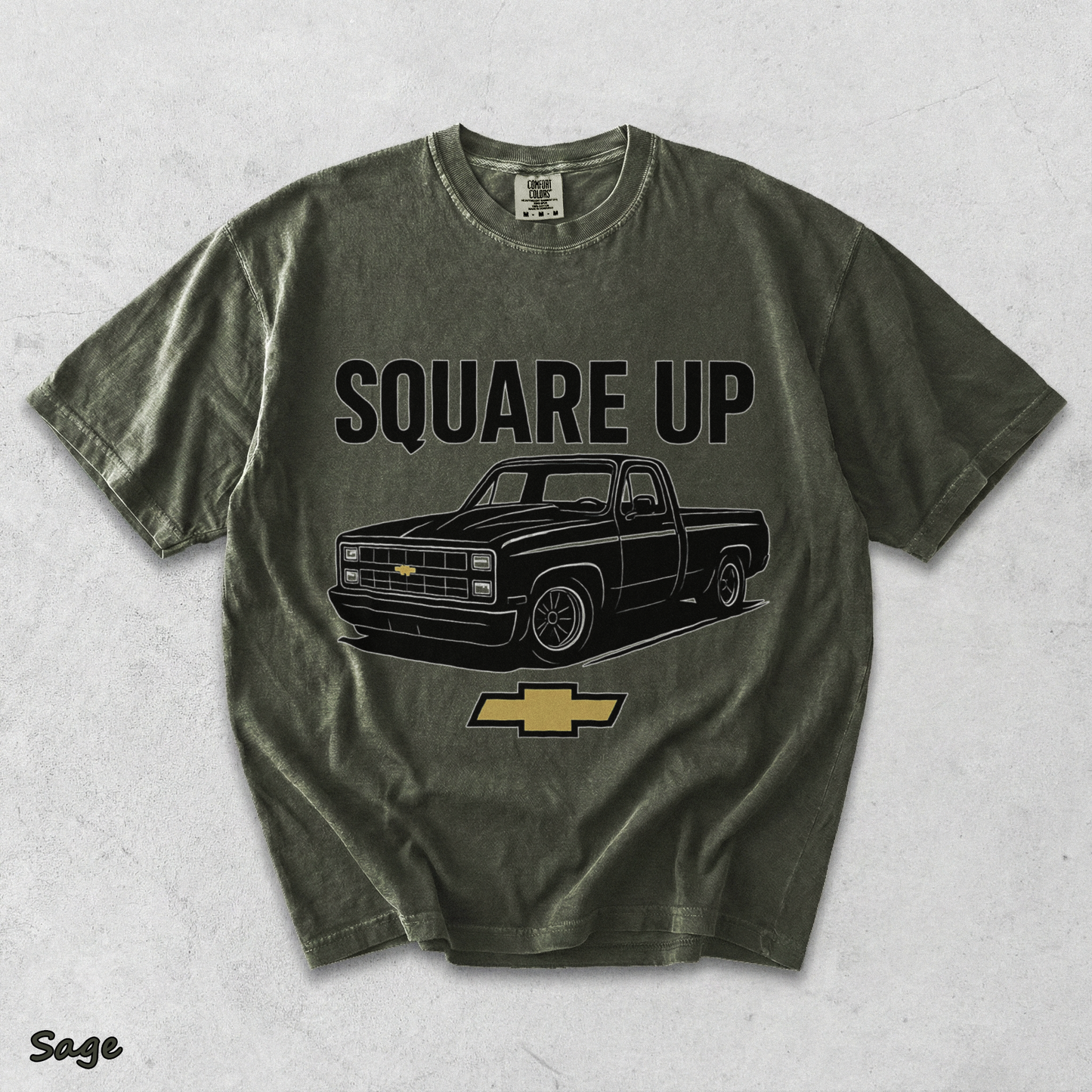 Square Body Chevy - Sage mockup