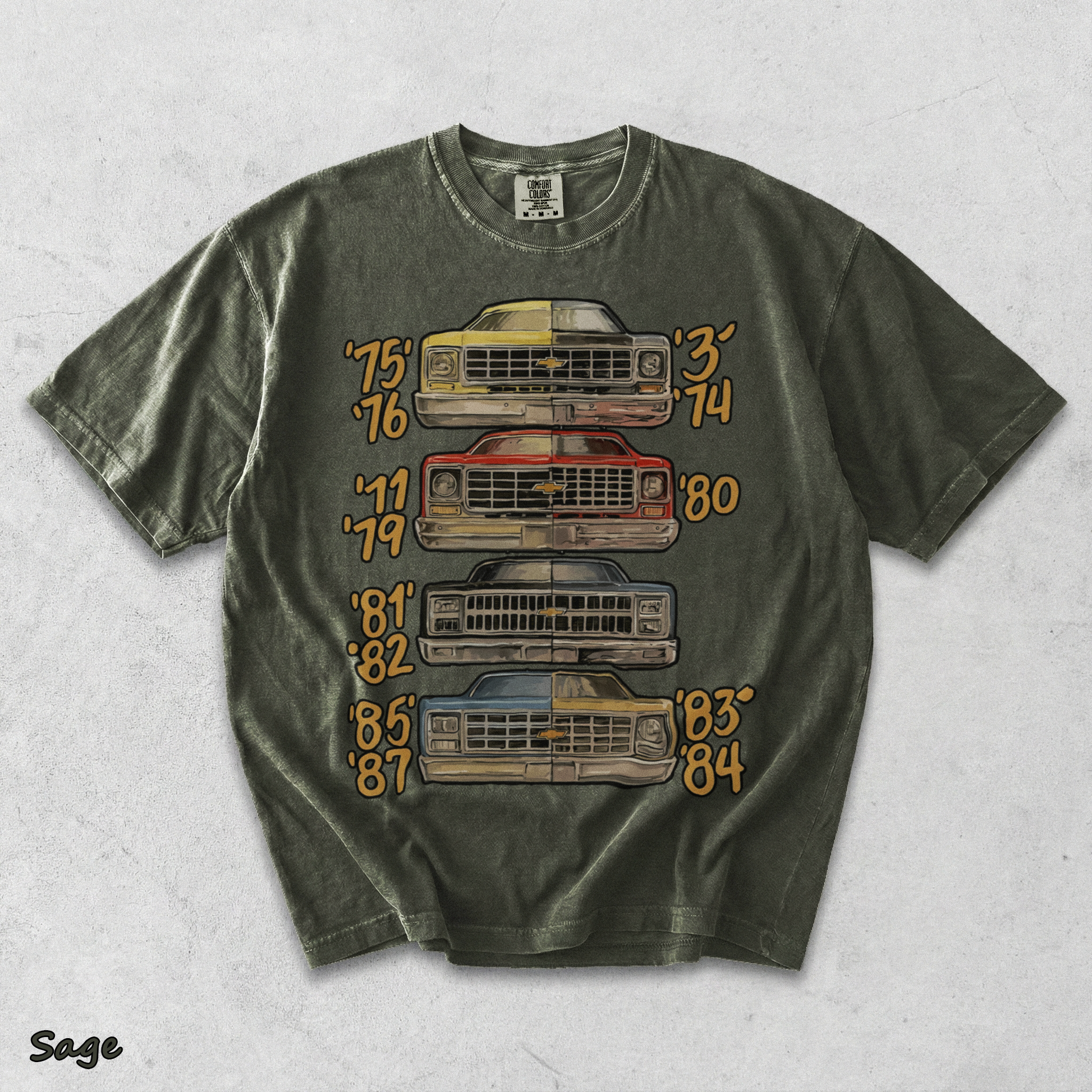 Squarebody Evolution - Sage mockup