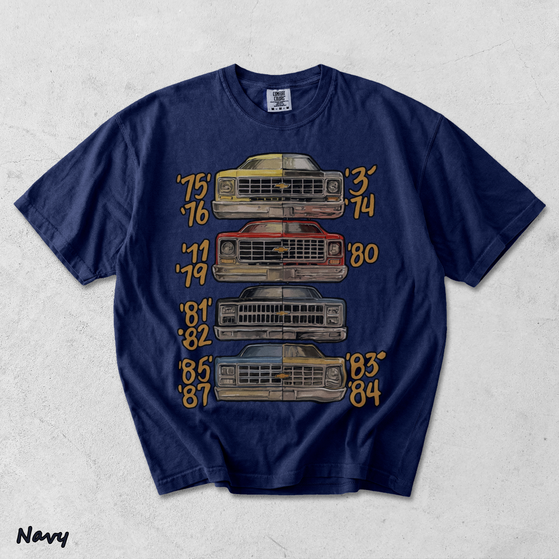 Squarebody Evolution - True Navy mockup