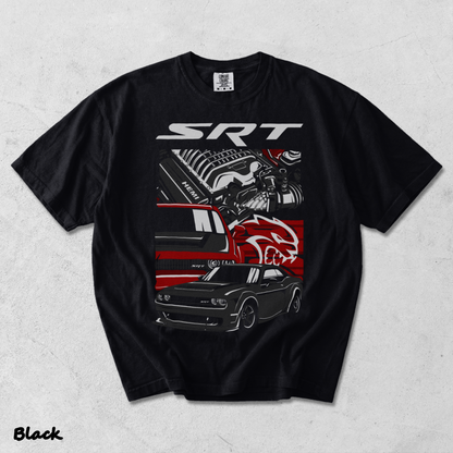 SRT Hellcat back - Black mockup
