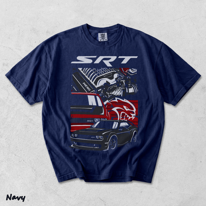 SRT Hellcat back - True Navy mockup
