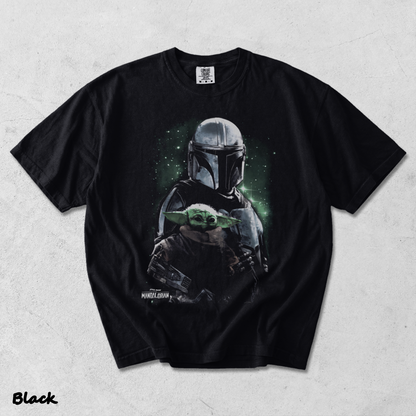 Star Wars The Mandalorian Heavyweight - Black mockup