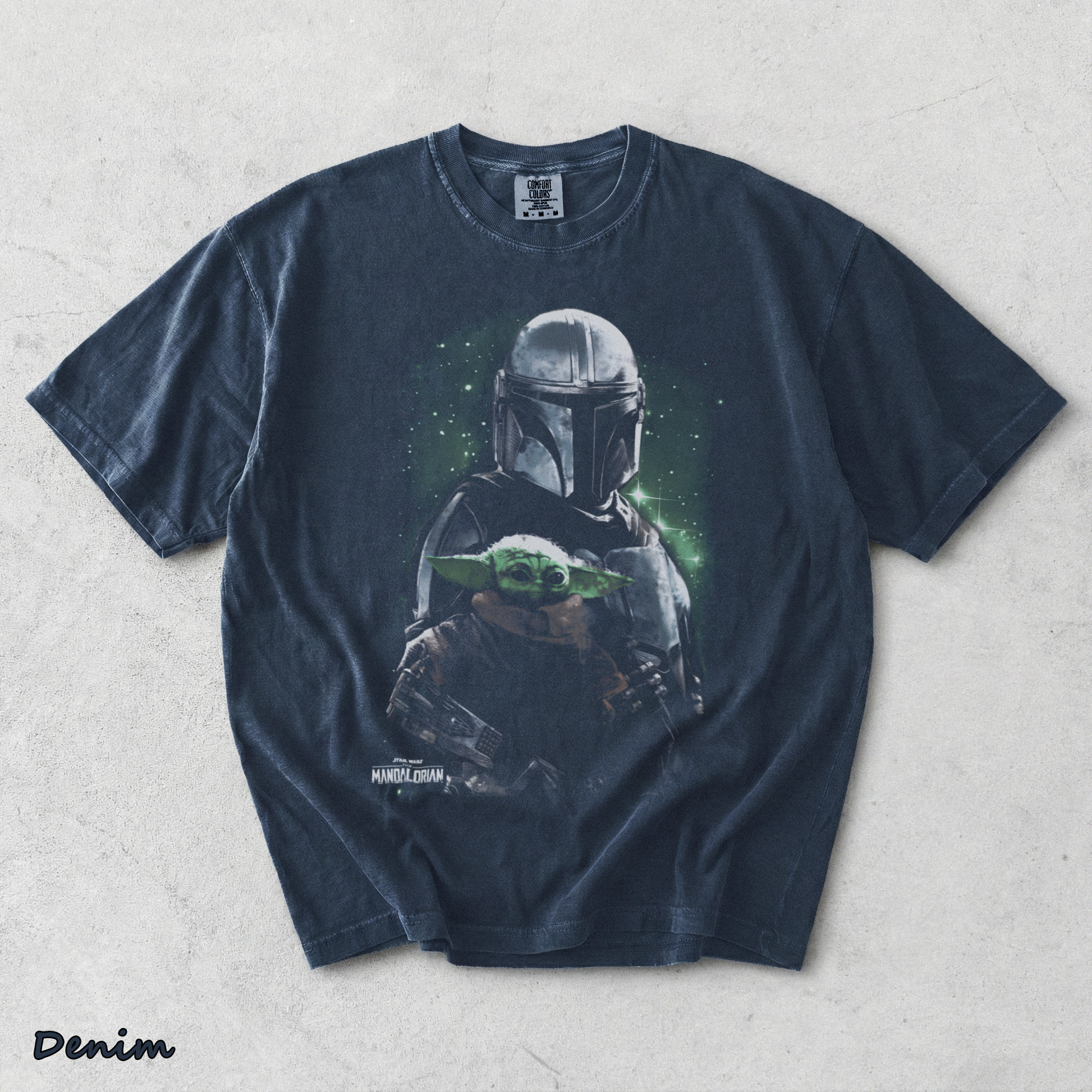 Star Wars The Mandalorian Heavyweight - Denim mockup