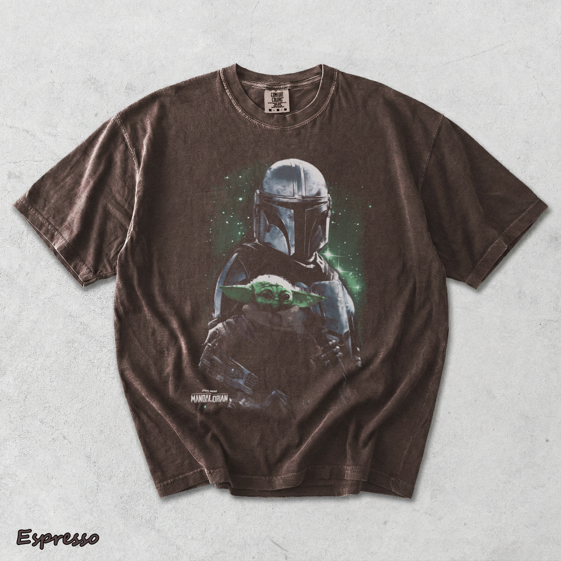 Star Wars The Mandalorian Heavyweight - Espresso mockup