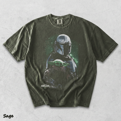 Star Wars The Mandalorian Heavyweight - Sage mockup