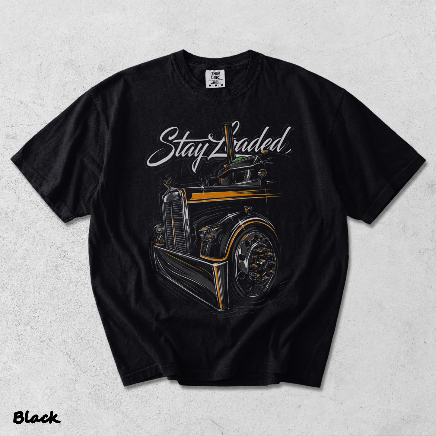 Stay Loaded - Black mockup