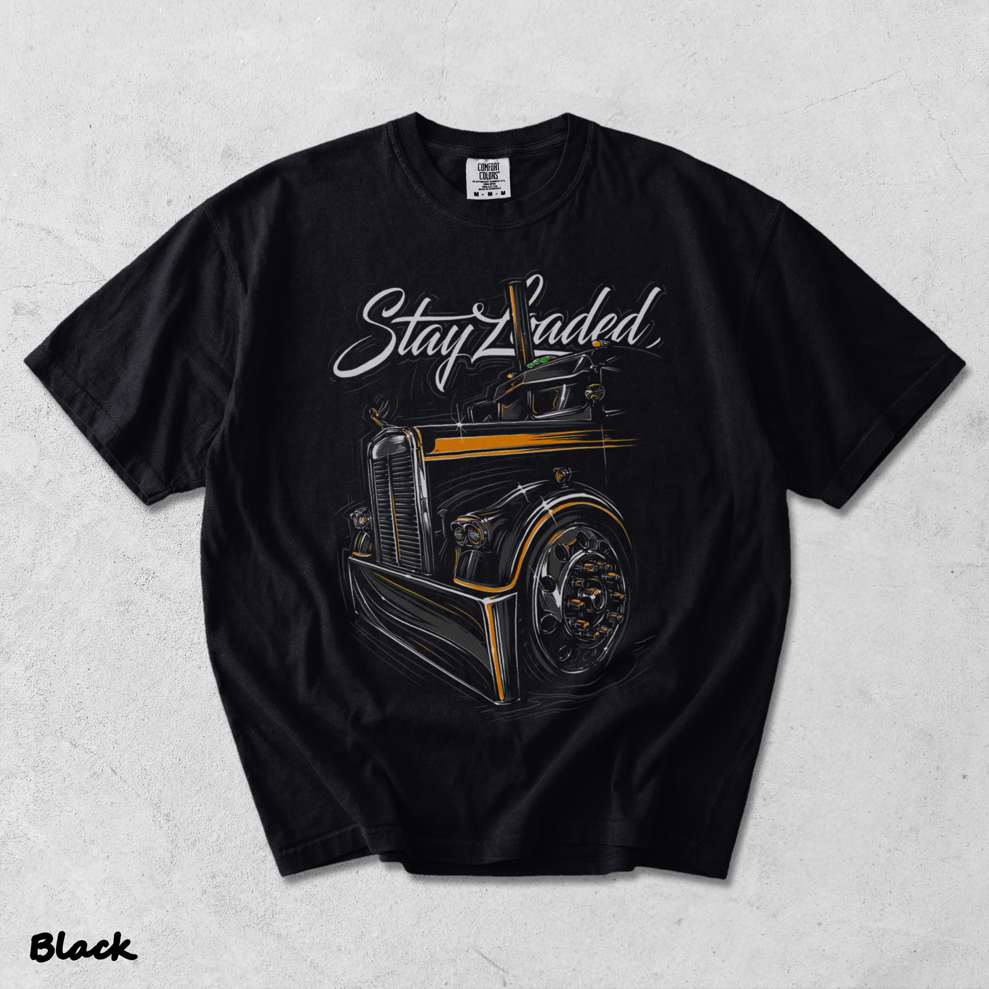 Stay Loaded - Black mockup