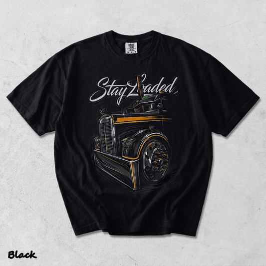 Stay Loaded - Black mockup