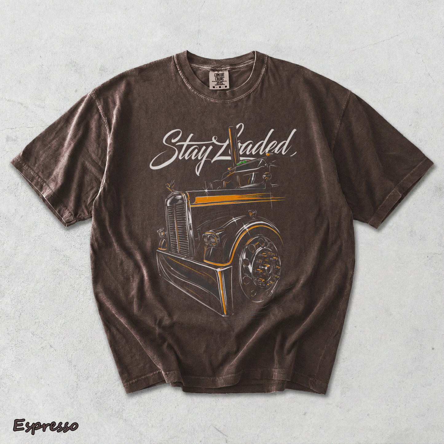 Stay Loaded - Espresso mockup