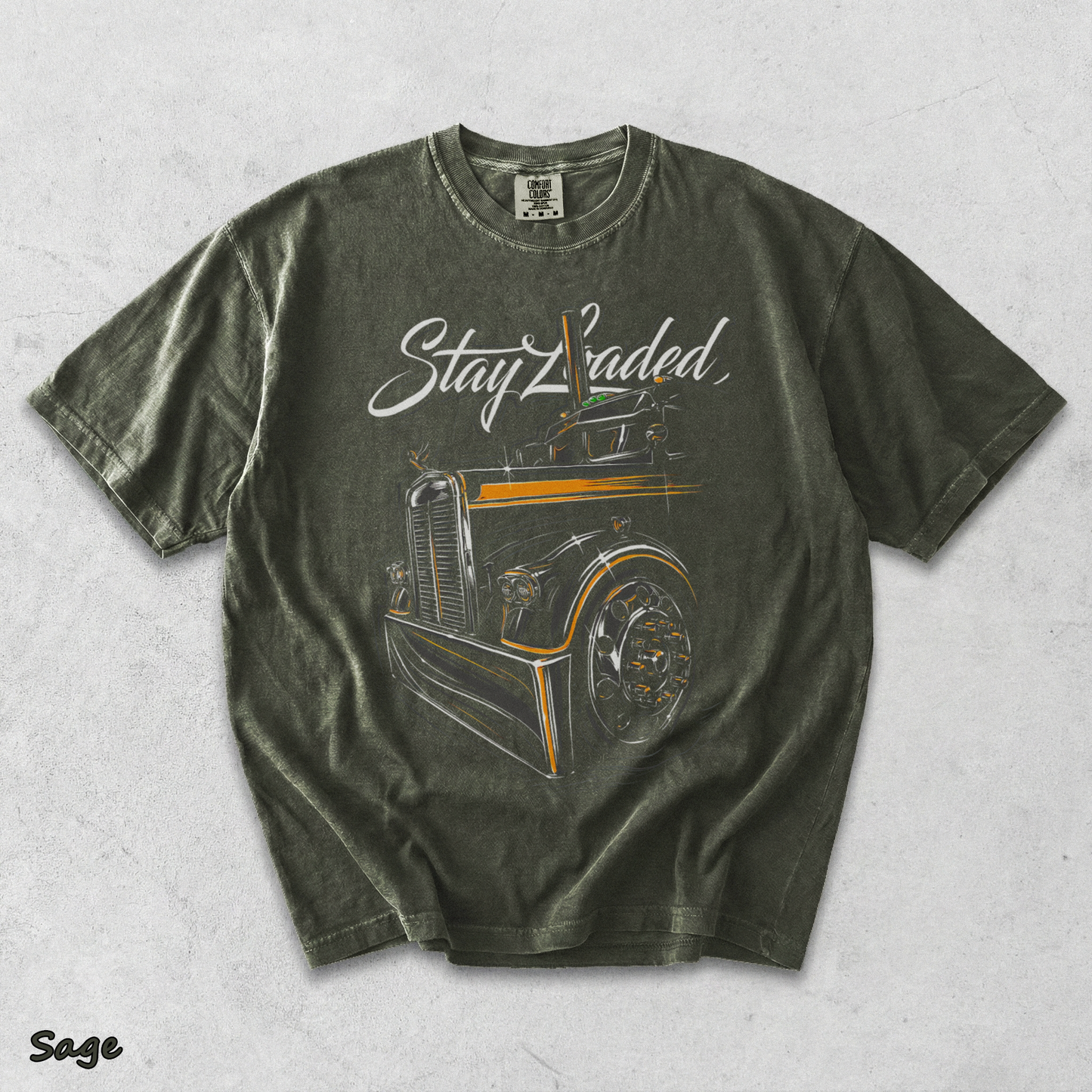Stay Loaded - Sage mockup