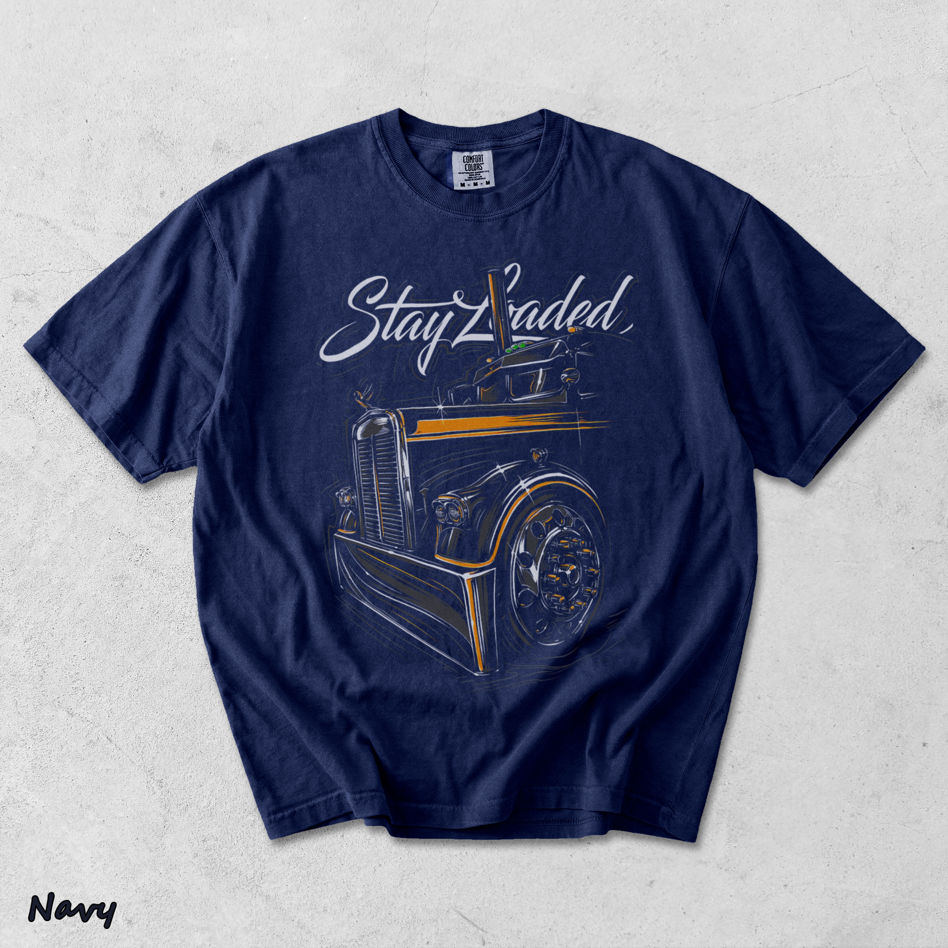 Stay Loaded - True Navy mockup