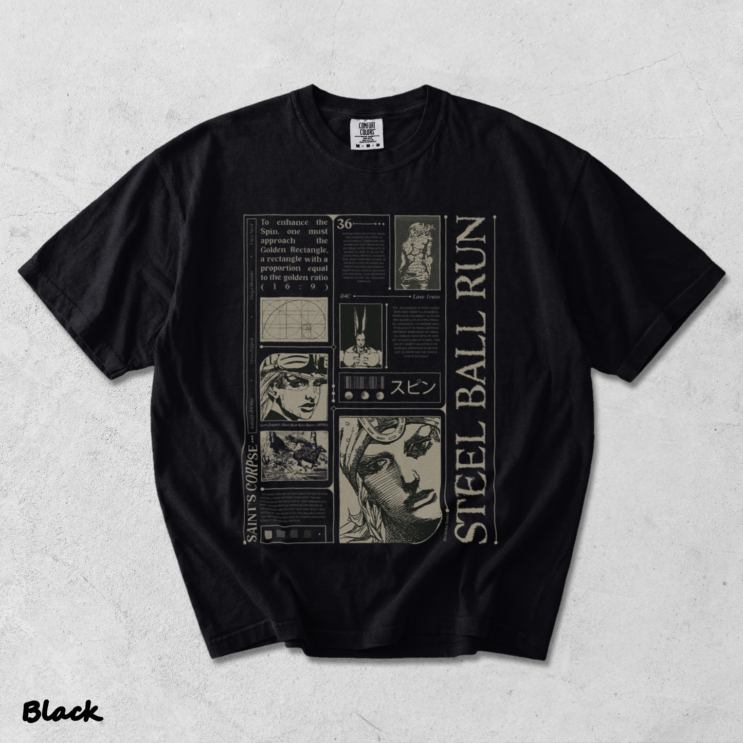 Steel Ball Run - Black mockup