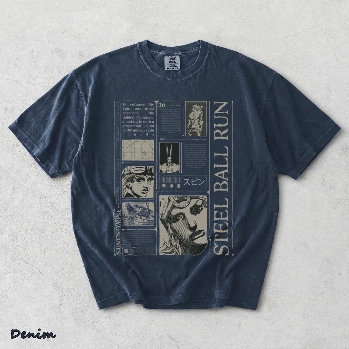 Steel Ball Run - Denim mockup