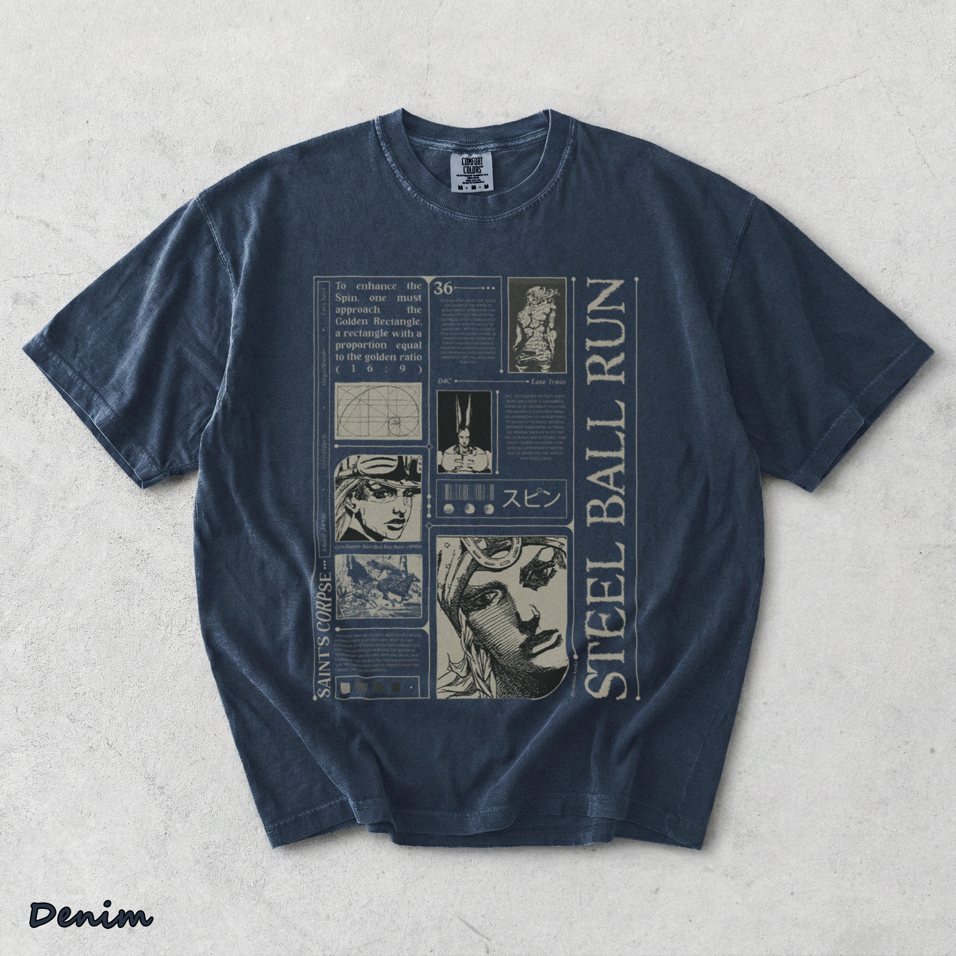 Steel Ball Run - Denim mockup