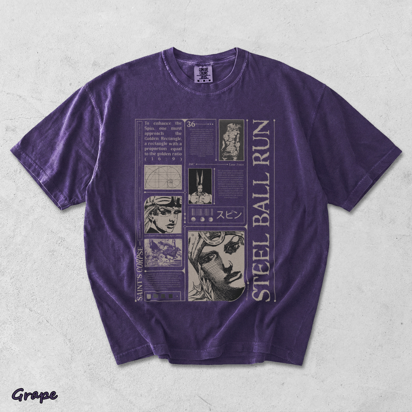 Steel Ball Run - Grape mockup