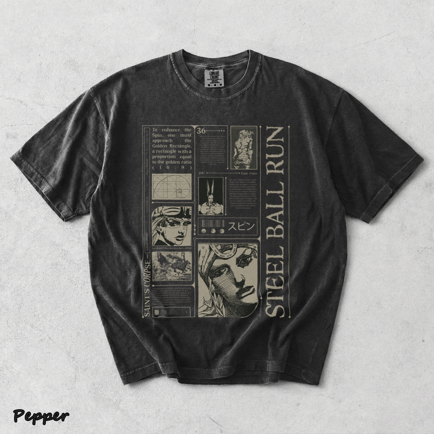 Steel Ball Run - Pepper mockup