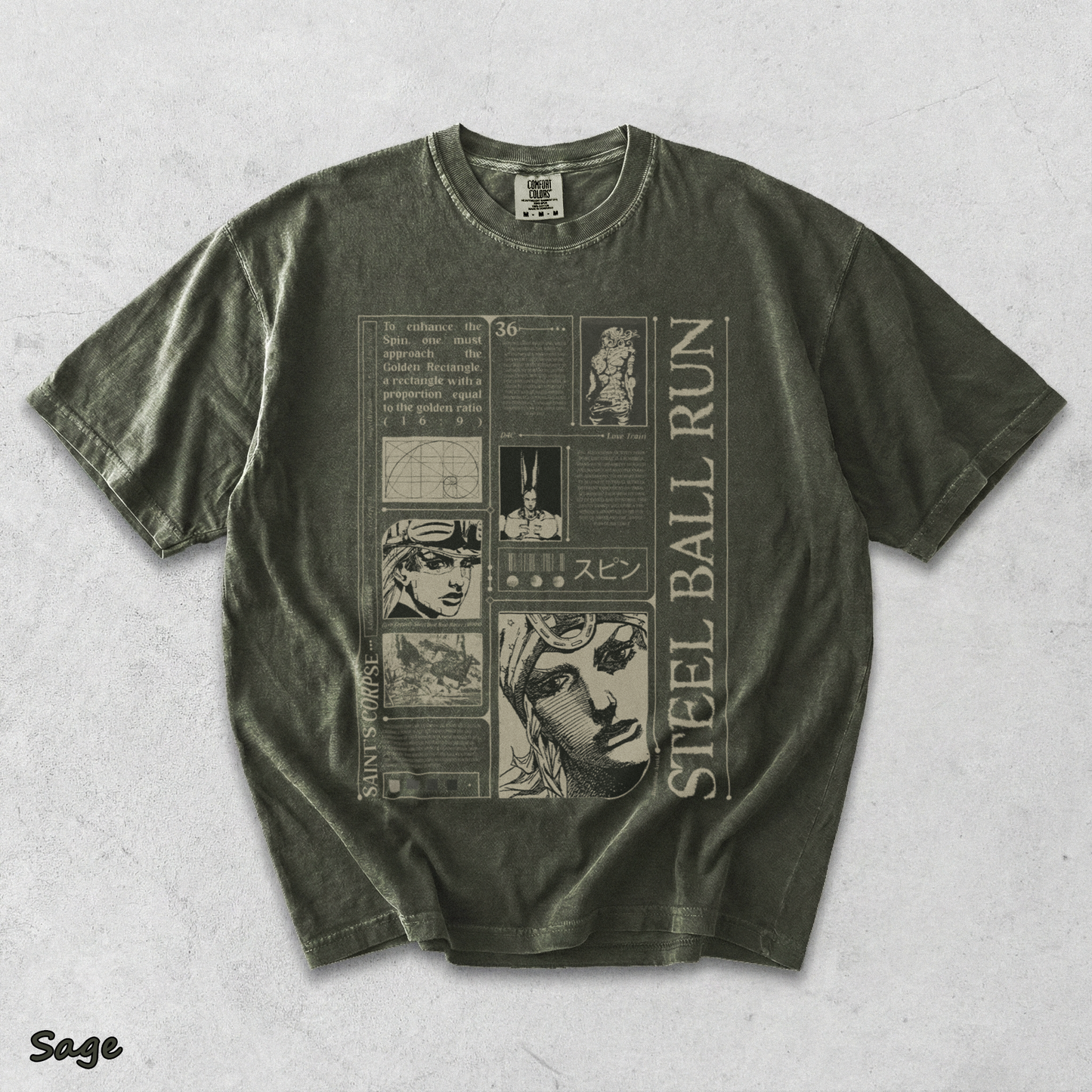 Steel Ball Run - Sage mockup