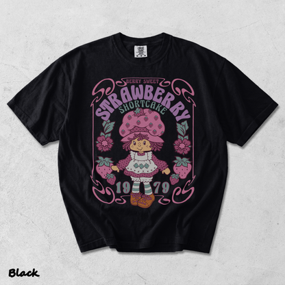 Strawberry Shortcake Sudadera - Black mockup