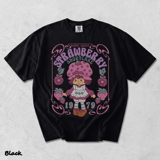Strawberry Shortcake Sudadera - Black mockup