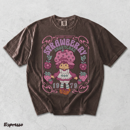 Strawberry Shortcake Sudadera - Espresso mockup