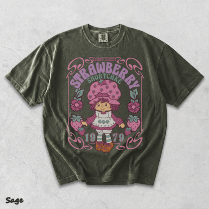 Strawberry Shortcake Sudadera - Sage mockup