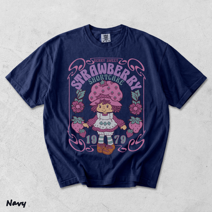 Strawberry Shortcake Sudadera - True Navy mockup