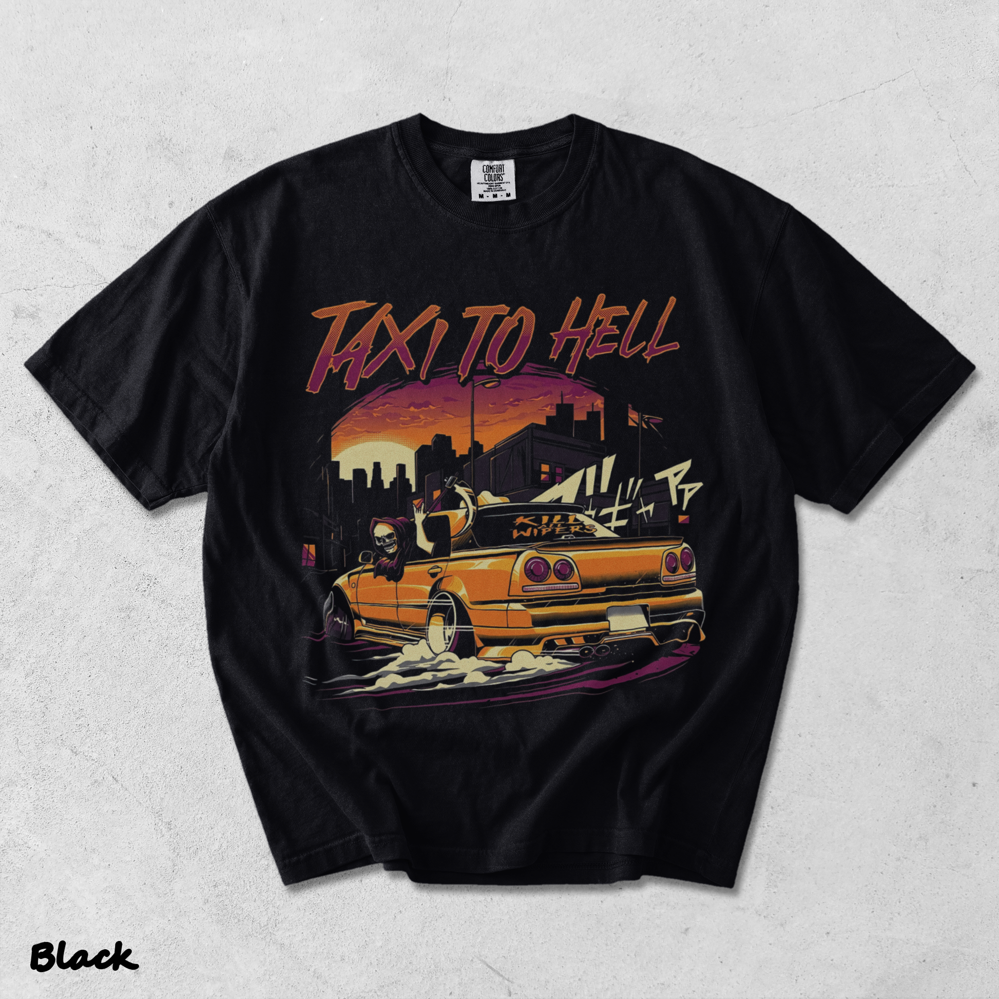 Street Racing Taxi - Black mockup
