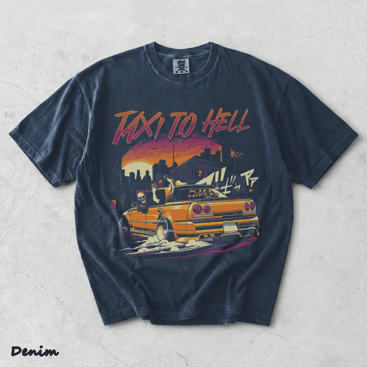 Street Racing Taxi - Denim mockup