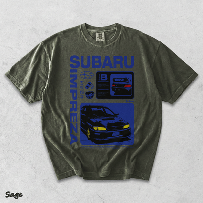 Subaru Impreza JDM Sports Car - Sage mockup