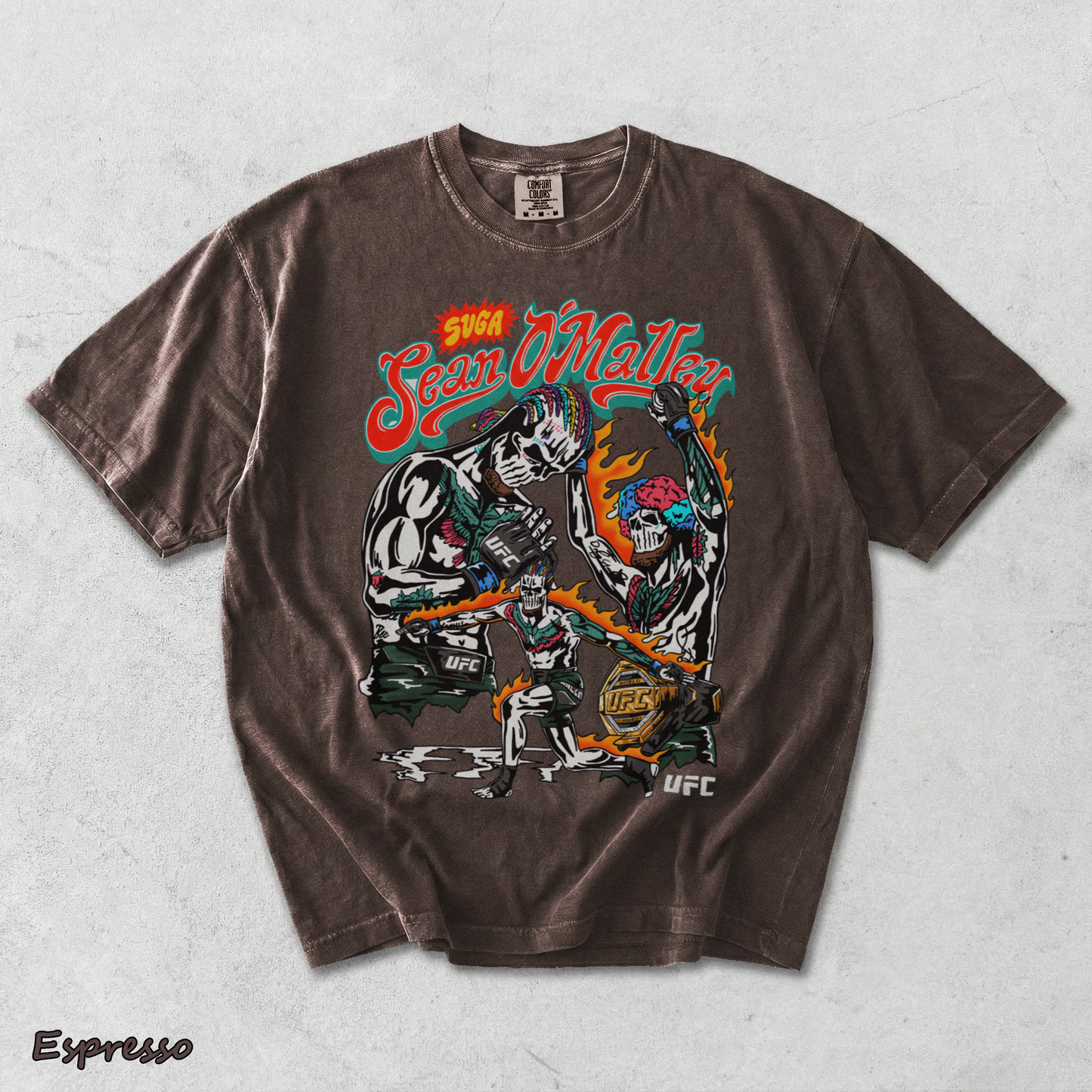 Sugar Sean O'Malley Skeleton UFC - Espresso mockup