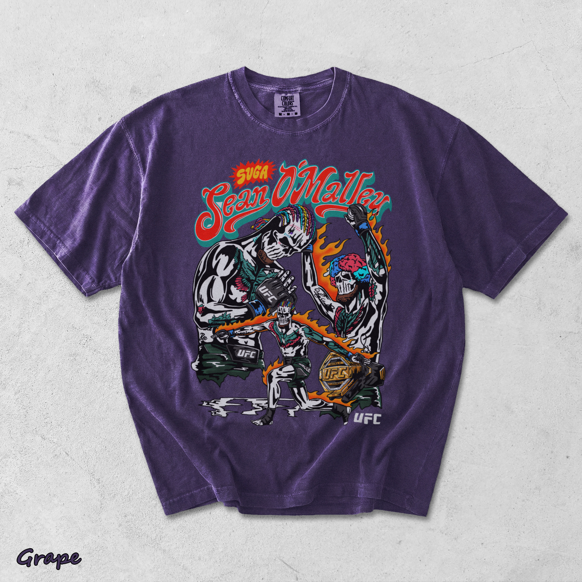 Sugar Sean O'Malley Skeleton UFC - Grape mockup
