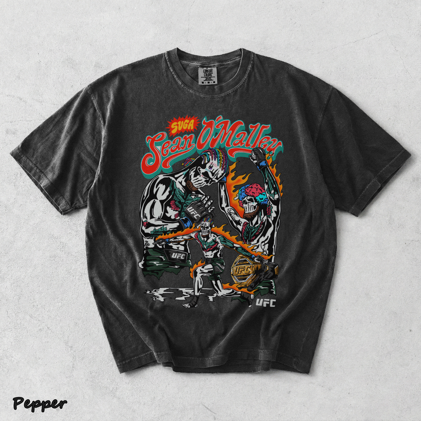 Sugar Sean O'Malley Skeleton UFC - Pepper mockup