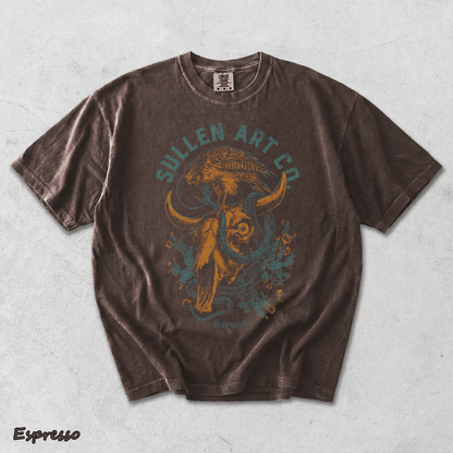 Sullen Stay Wild T-Shirt - Espresso mockup