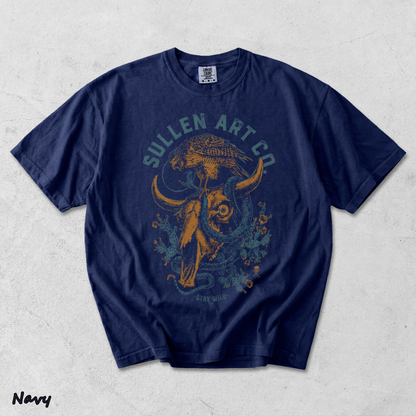 Sullen Stay Wild T-Shirt - True Navy mockup