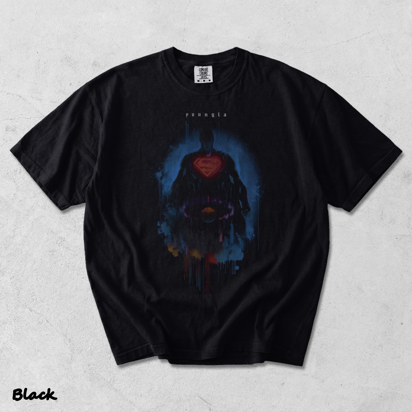 Superman Vintage - Black mockup