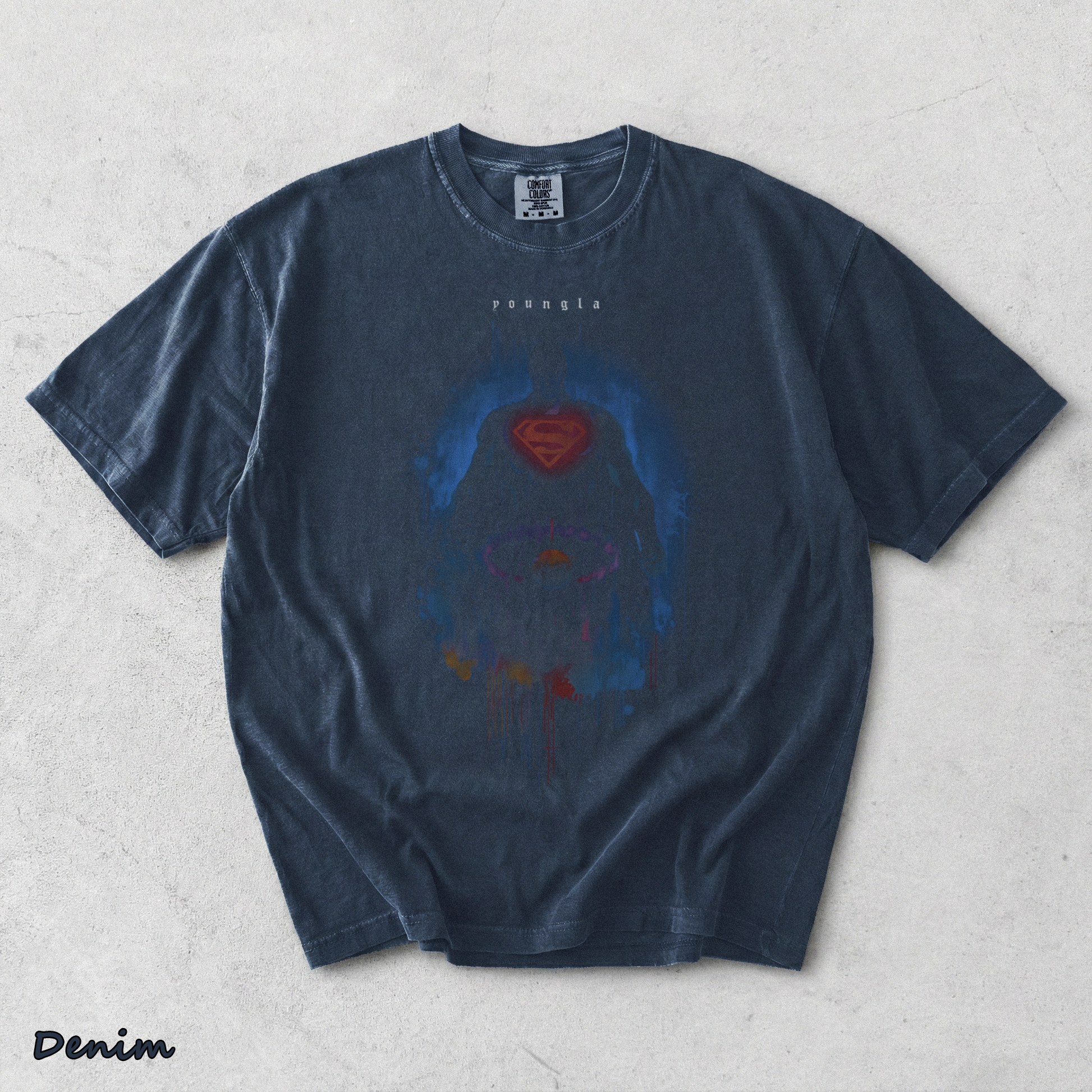 Superman Vintage - Denim mockup