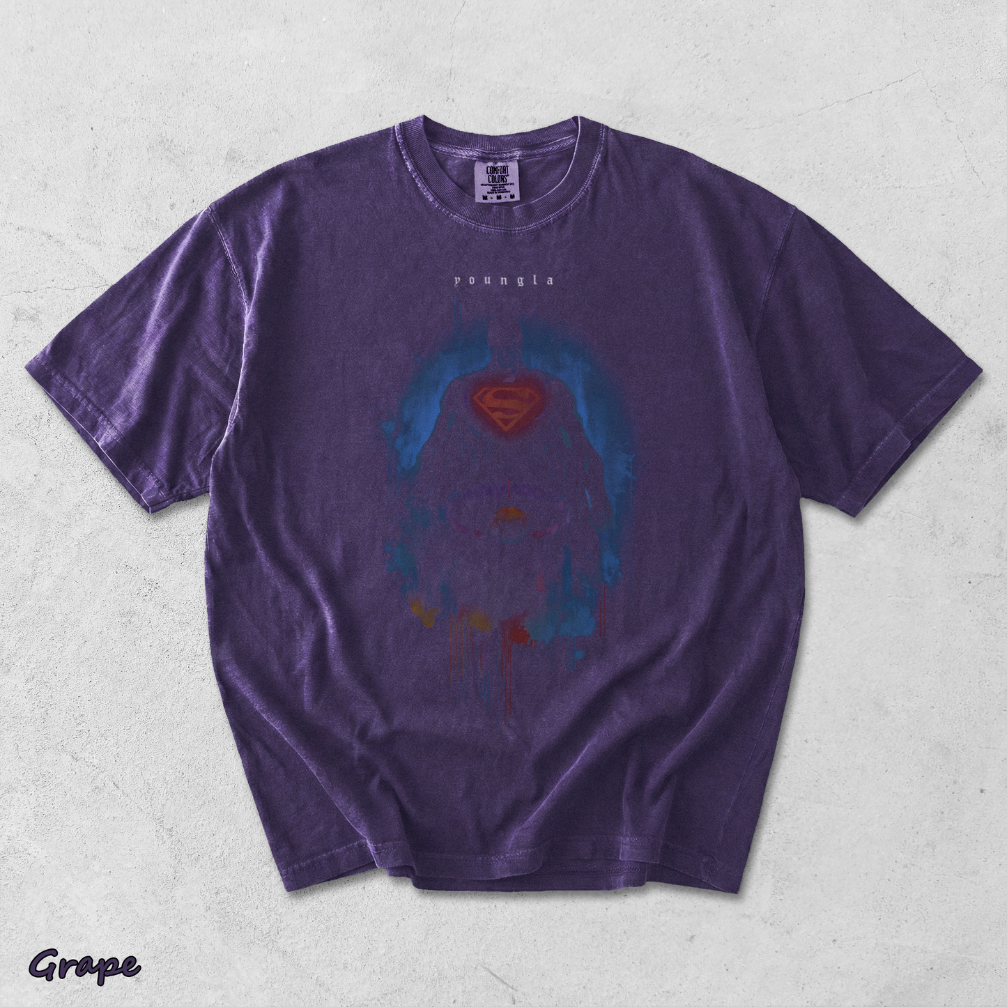 Superman Vintage - Grape mockup