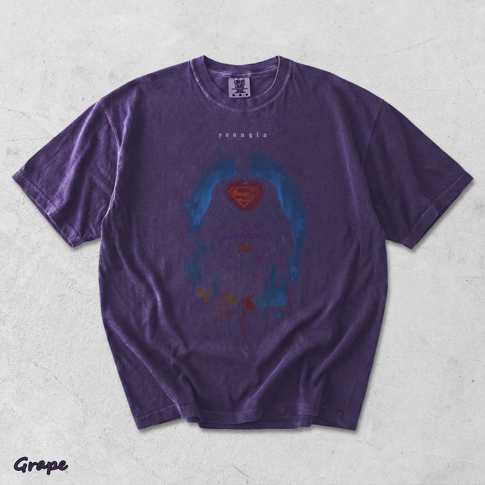 Superman Vintage - Grape mockup