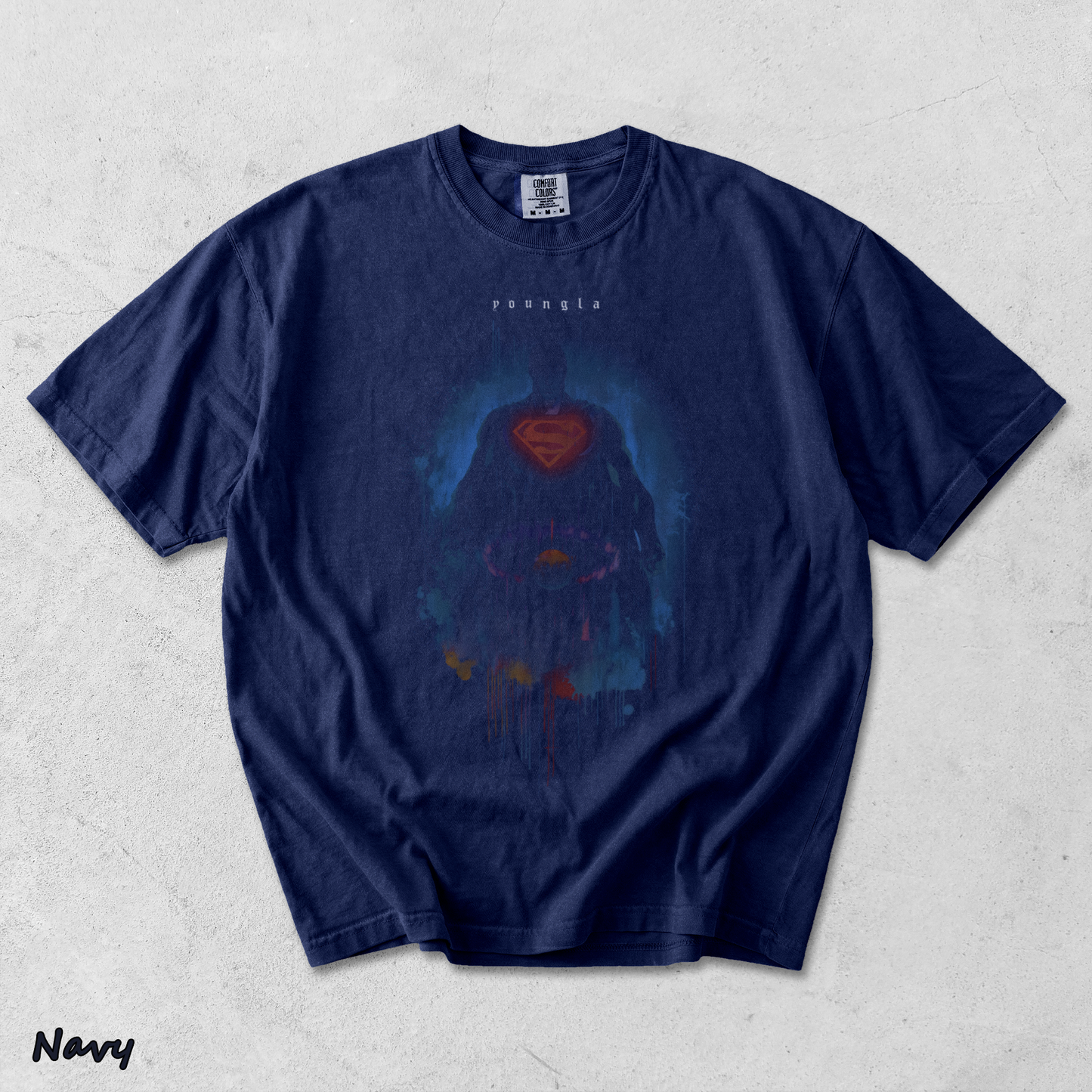 Superman Vintage - True Navy mockup