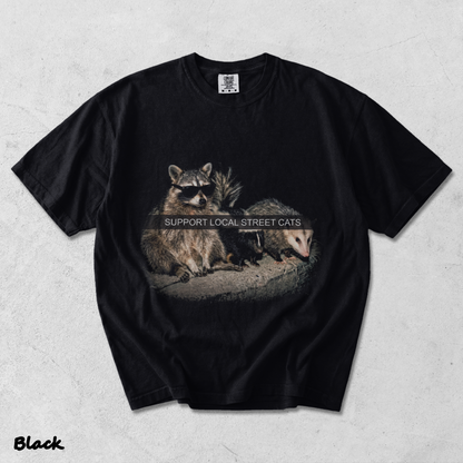Support Local Street Cats - Black mockup