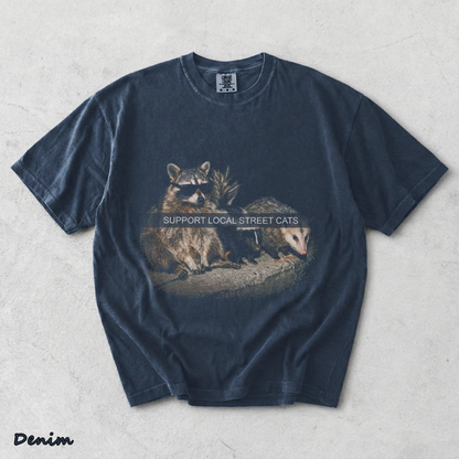 Support Local Street Cats - Denim mockup