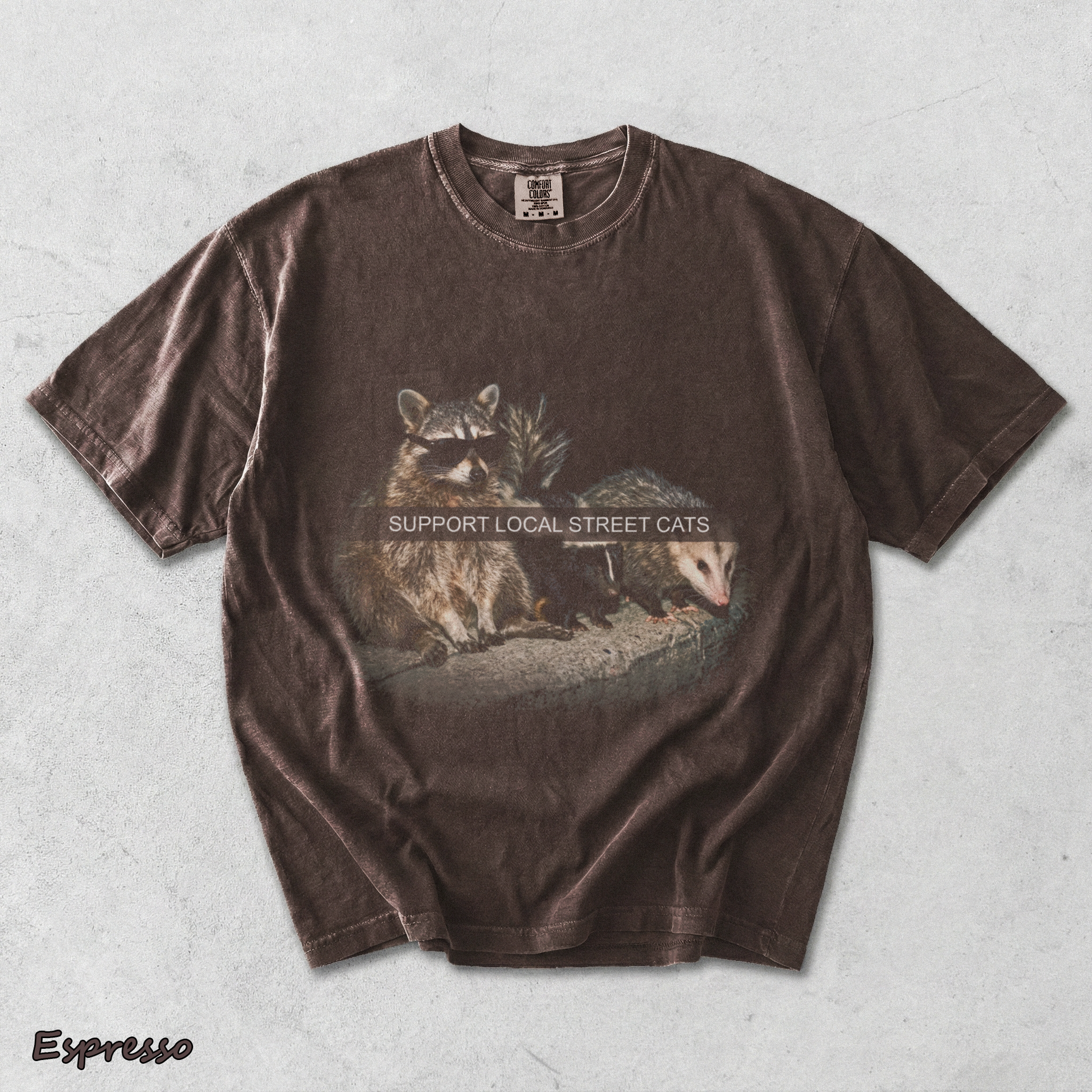 Support Local Street Cats - Espresso mockup