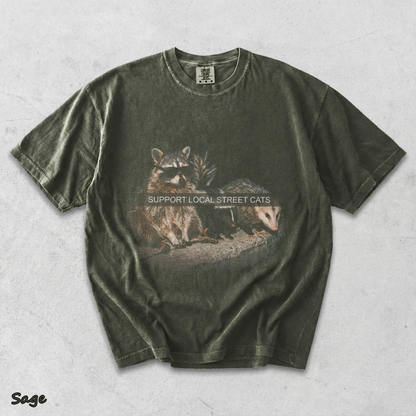 Support Local Street Cats - Sage mockup