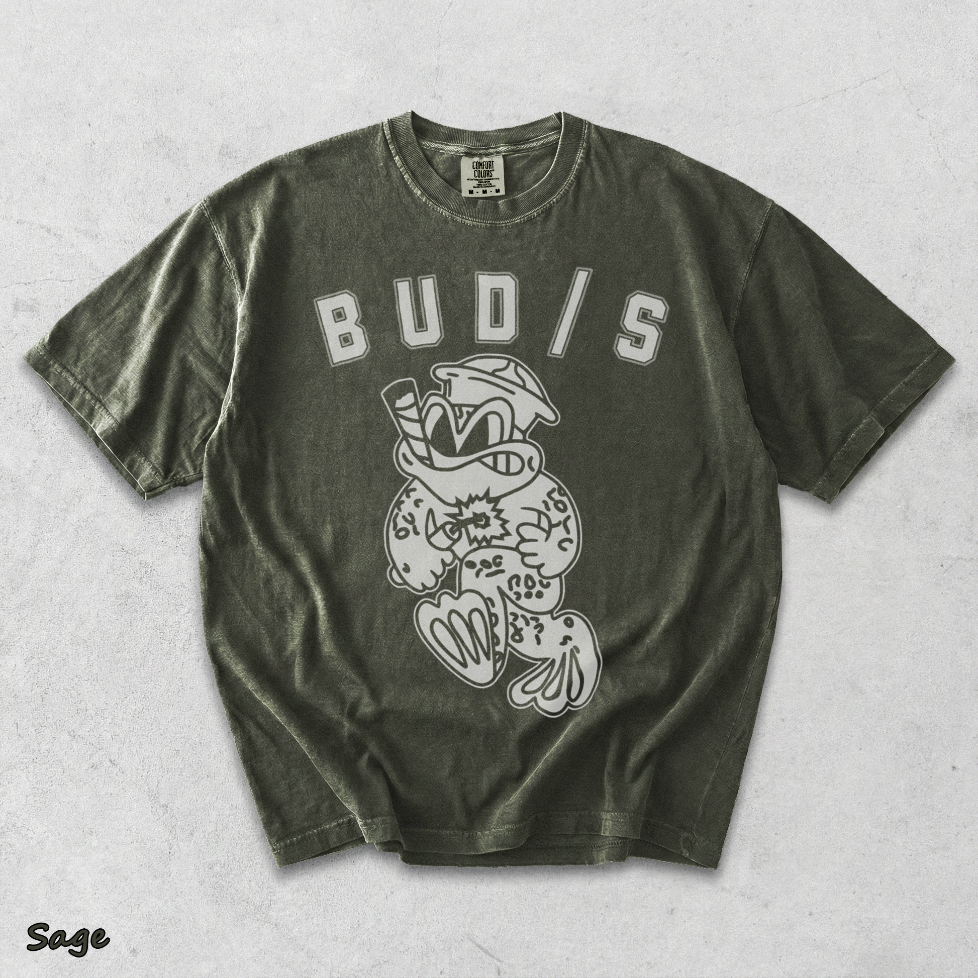 Swcc Navy Seals Udt Buds Spec Ops Trident Frog - Sage mockup