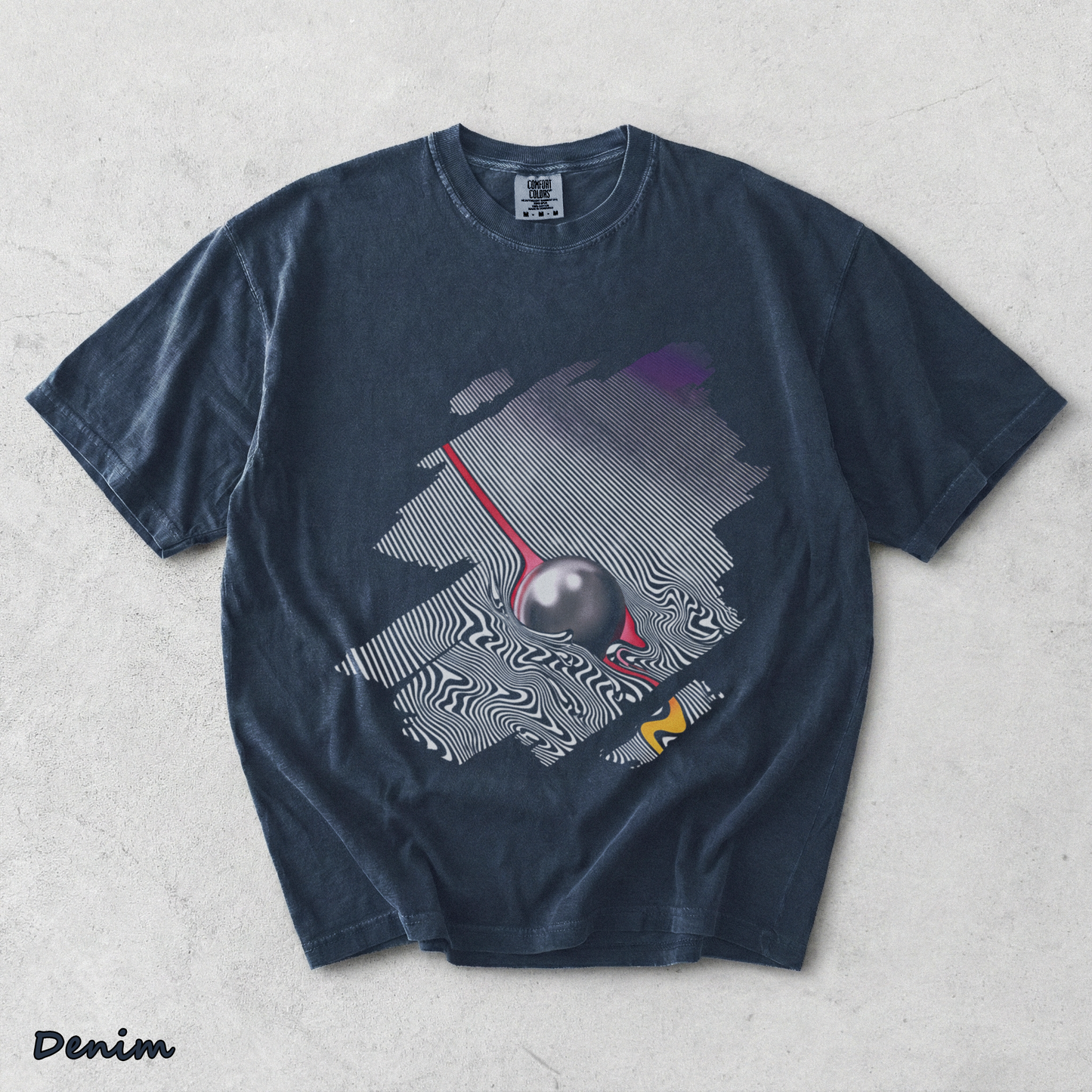 Tame Impala Currents - Denim mockup