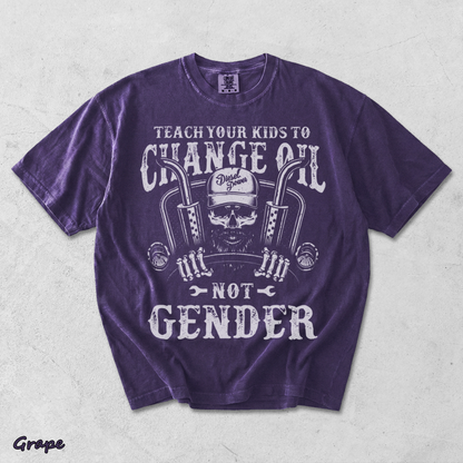 Teach Your Kids To Change Their Oil Not Their Gender - Grape mockup
