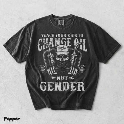 Teach Your Kids To Change Their Oil Not Their Gender - Pepper mockup